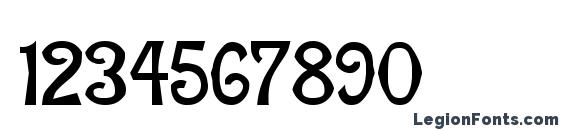 Flemish Font, Number Fonts