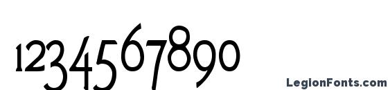 Fletcher Gothic Font, Number Fonts