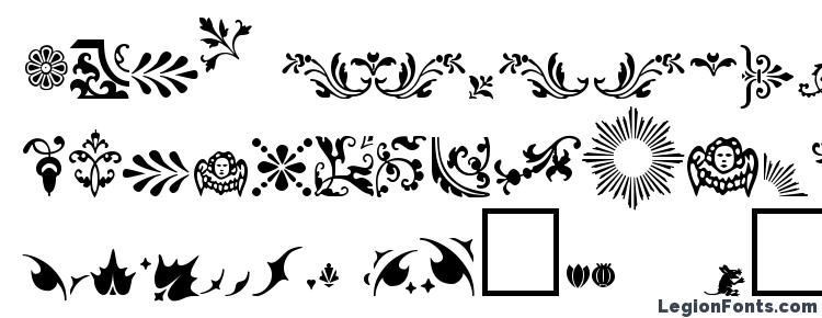 glyphs Fleurons A font, сharacters Fleurons A font, symbols Fleurons A font, character map Fleurons A font, preview Fleurons A font, abc Fleurons A font, Fleurons A font