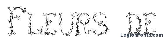шрифт Fleurs de Liane, бесплатный шрифт Fleurs de Liane, предварительный просмотр шрифта Fleurs de Liane
