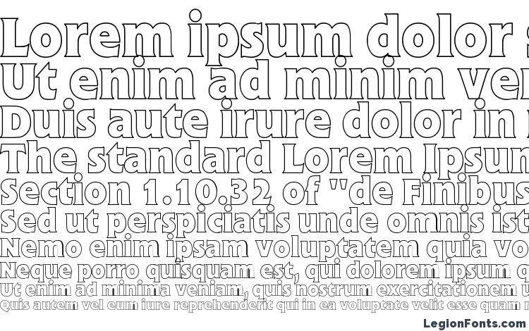 specimens Flick Bold Hollow font, sample Flick Bold Hollow font, an example of writing Flick Bold Hollow font, review Flick Bold Hollow font, preview Flick Bold Hollow font, Flick Bold Hollow font