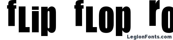 Flip Flop Royal font, free Flip Flop Royal font, preview Flip Flop Royal font