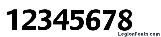 Flora Bold Font, Number Fonts