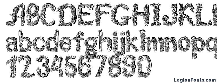 glyphs Florabet font, сharacters Florabet font, symbols Florabet font, character map Florabet font, preview Florabet font, abc Florabet font, Florabet font