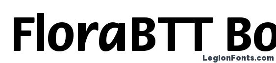 FloraBTT Bold Font