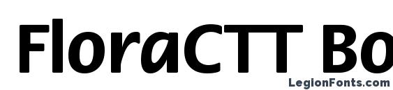 FloraCTT Bold font, free FloraCTT Bold font, preview FloraCTT Bold font