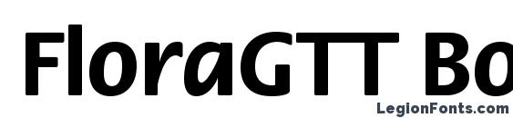 FloraGTT Bold font, free FloraGTT Bold font, preview FloraGTT Bold font