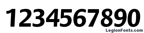 FloraStd Bold Font, Number Fonts