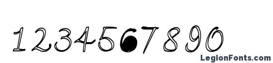 Florencehc Font, Number Fonts