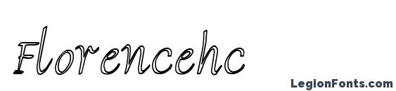 Florencehc font, free Florencehc font, preview Florencehc font
