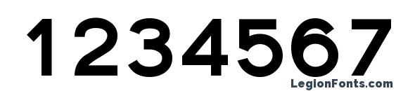 Florencesans Black Font, Number Fonts