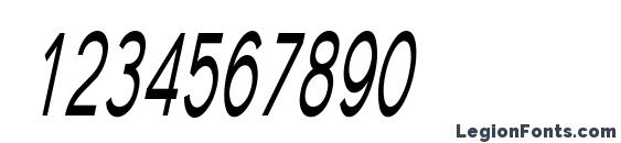 Шрифт Florencesans Comp Italic, Шрифты для цифр и чисел