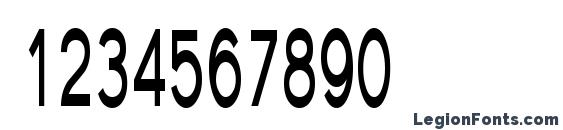 Florencesans SC Comp Bold Font, Number Fonts