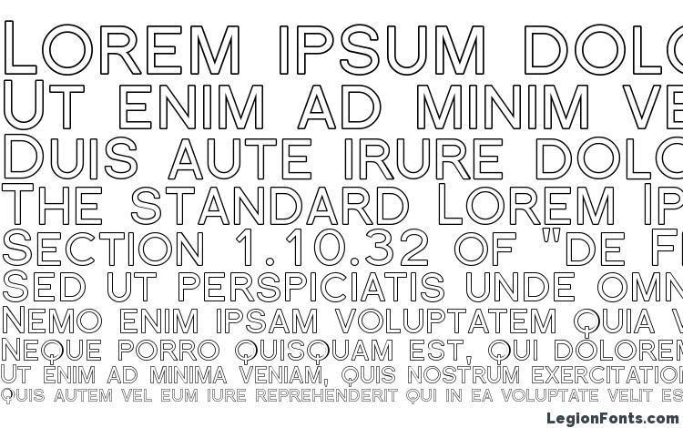 specimens Florencesans SC Outline font, sample Florencesans SC Outline font, an example of writing Florencesans SC Outline font, review Florencesans SC Outline font, preview Florencesans SC Outline font, Florencesans SC Outline font