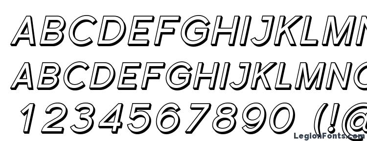 глифы шрифта Florencesans SC Shaded Italic, символы шрифта Florencesans SC Shaded Italic, символьная карта шрифта Florencesans SC Shaded Italic, предварительный просмотр шрифта Florencesans SC Shaded Italic, алфавит шрифта Florencesans SC Shaded Italic, шрифт Florencesans SC Shaded Italic