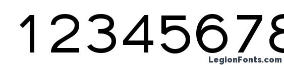 Florencesans SC Font, Number Fonts