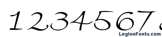 FlorentineSwashCaps Regular Font, Number Fonts
