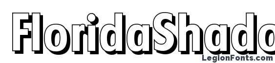 FloridaShadow Bold font, free FloridaShadow Bold font, preview FloridaShadow Bold font
