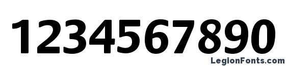 FlowerC Bold Font, Number Fonts