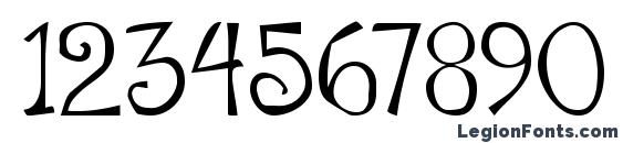 Flowerchild Font, Number Fonts