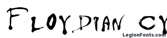 Floydian cyr Font