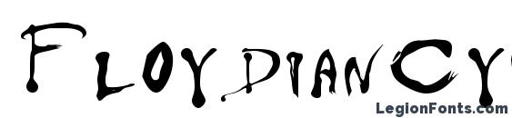 FloydianCyr Font
