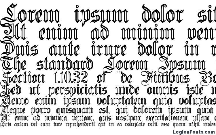 specimens FlutedGermanica font, sample FlutedGermanica font, an example of writing FlutedGermanica font, review FlutedGermanica font, preview FlutedGermanica font, FlutedGermanica font