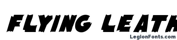 шрифт Flying Leatherneck, бесплатный шрифт Flying Leatherneck, предварительный просмотр шрифта Flying Leatherneck