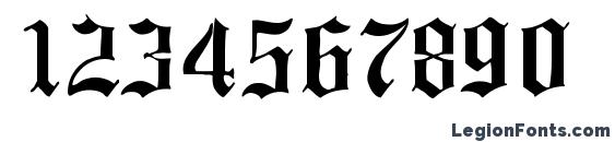 FlyingHollander Font, Number Fonts