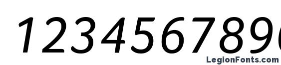 Foco Italic Font, Number Fonts