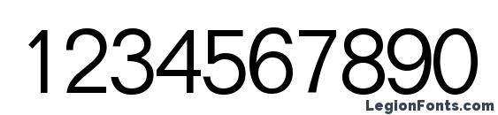 Focus Light Regular Font, Number Fonts