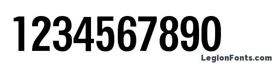 FocusCondMedium Regular DB Font, Number Fonts