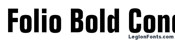 шрифт Folio Bold Condensed BT, бесплатный шрифт Folio Bold Condensed BT, предварительный просмотр шрифта Folio Bold Condensed BT
