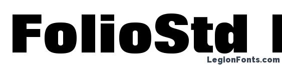 шрифт FolioStd ExtraBold, бесплатный шрифт FolioStd ExtraBold, предварительный просмотр шрифта FolioStd ExtraBold
