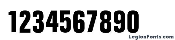 FolioTEEBolCon Font, Number Fonts