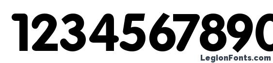 Folks Bold Font, Number Fonts