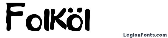шрифт Folköl, бесплатный шрифт Folköl, предварительный просмотр шрифта Folköl