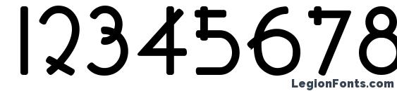 Font Shui Font, Number Fonts