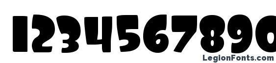 Foo Regular Font, Number Fonts