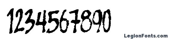 Foot Fight Font, Number Fonts