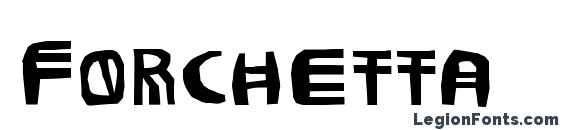 шрифт Forchetta, бесплатный шрифт Forchetta, предварительный просмотр шрифта Forchetta