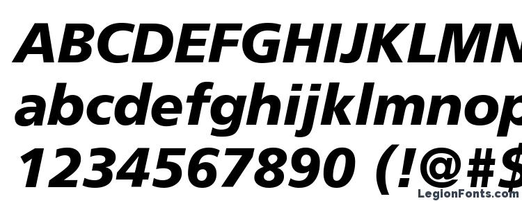 глифы шрифта Foreigner Bold Italic, символы шрифта Foreigner Bold Italic, символьная карта шрифта Foreigner Bold Italic, предварительный просмотр шрифта Foreigner Bold Italic, алфавит шрифта Foreigner Bold Italic, шрифт Foreigner Bold Italic