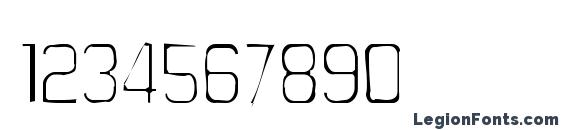 ForgottenFuturistGaunt Font, Number Fonts