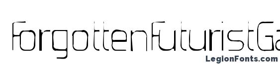 ForgottenFuturistGaunt font, free ForgottenFuturistGaunt font, preview ForgottenFuturistGaunt font