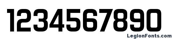 ForgottenFuturistRg Bold Font, Number Fonts