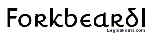 шрифт ForkbeardITC TT, бесплатный шрифт ForkbeardITC TT, предварительный просмотр шрифта ForkbeardITC TT
