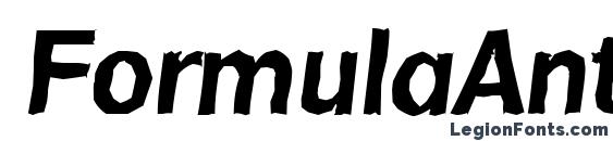 FormulaAntique BoldItalic Font