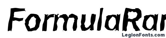 Шрифт FormulaRandom Medium Italic