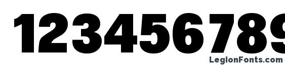 FormulaSerial Heavy Regular Font, Number Fonts