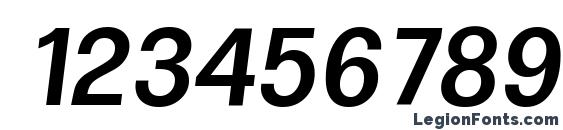 FormulaSerial Medium Italic Font, Number Fonts